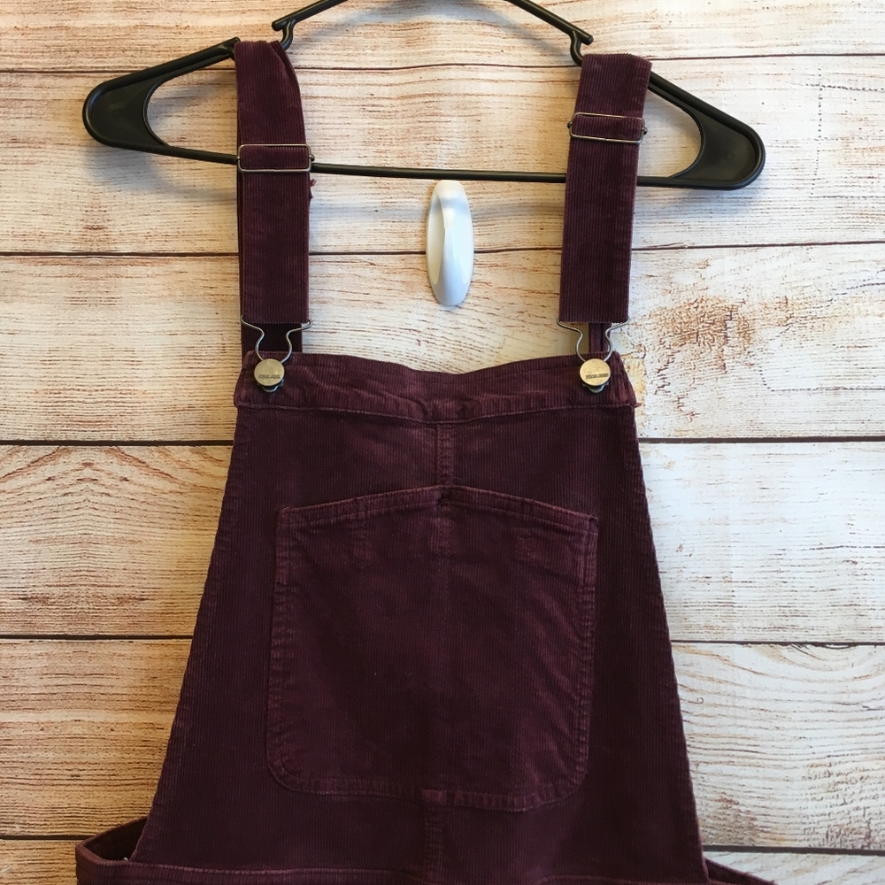 DEAR JOHN CORDUROY OVERALLS IN MULBERRY - Picture 4 of 13